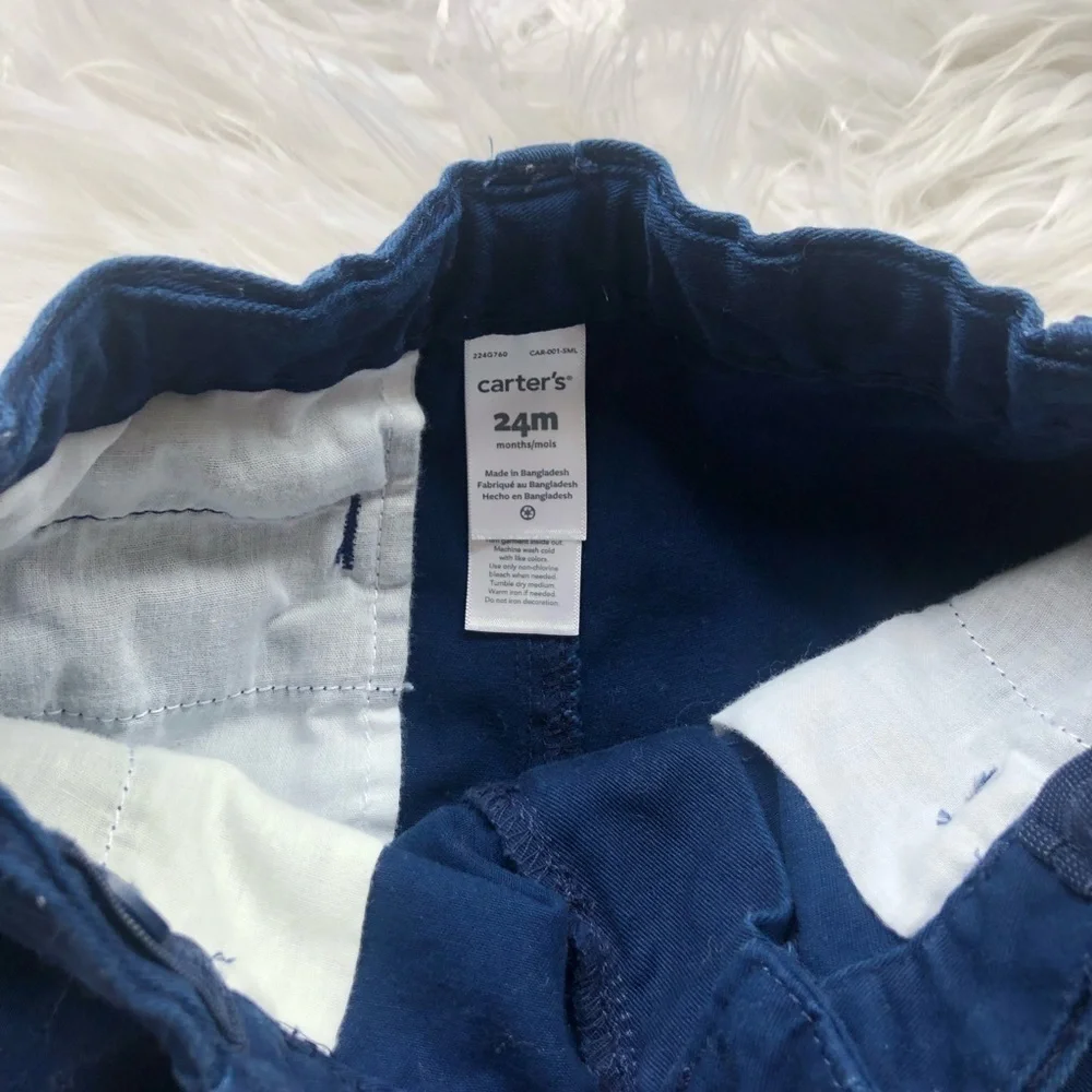 NWOT Carter’s Uniform Shop Navy Blue Shorts